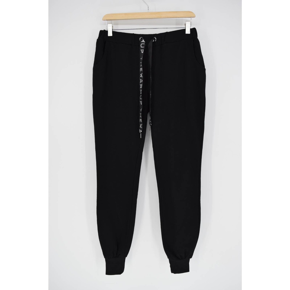 JESSICA SIMPSON 'the warm up' jogger black size SM women's